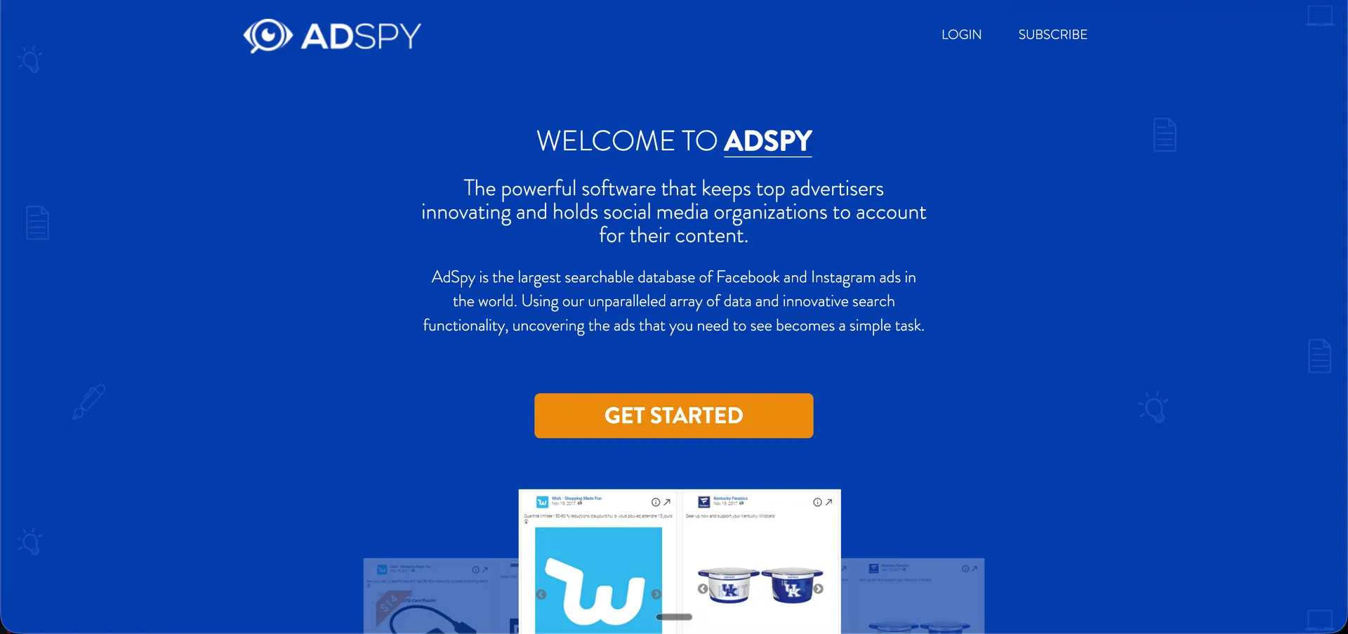 AdSpy interface