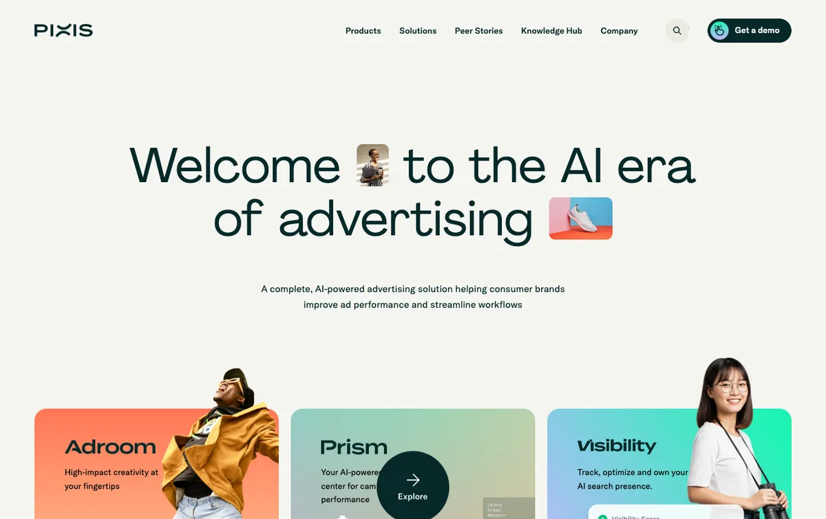 Pixis homepage