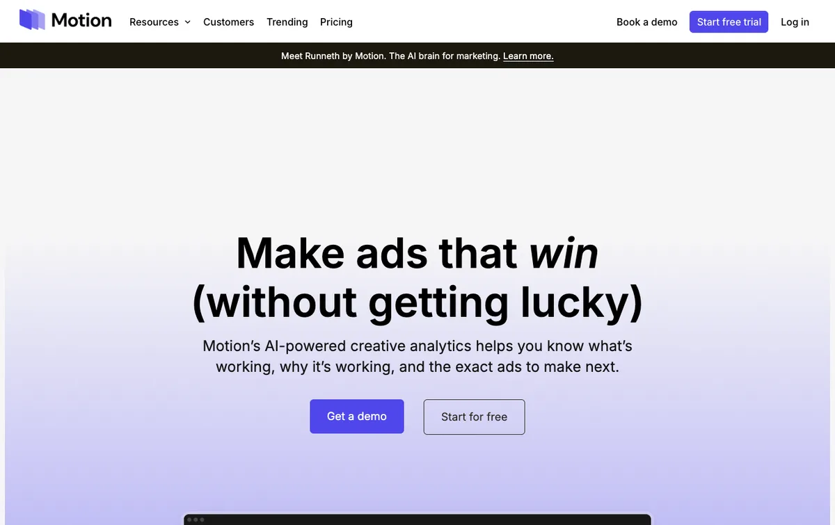 Motion homepage