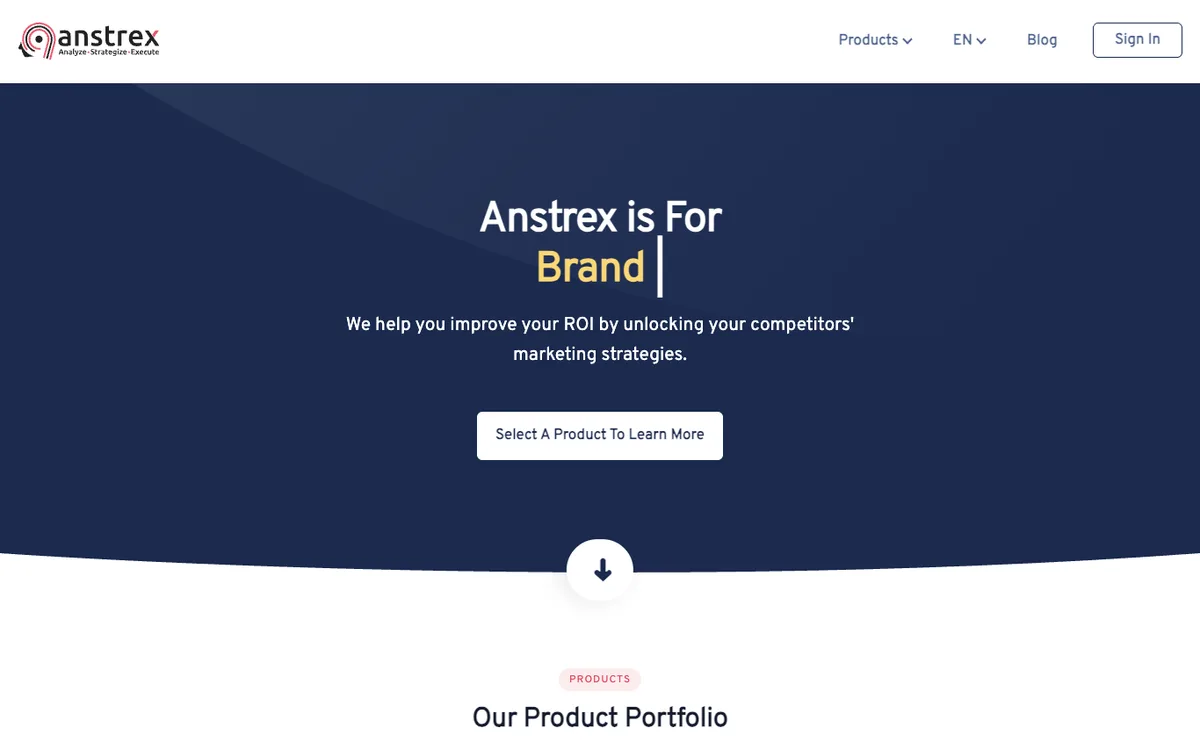 Anstrex homepage